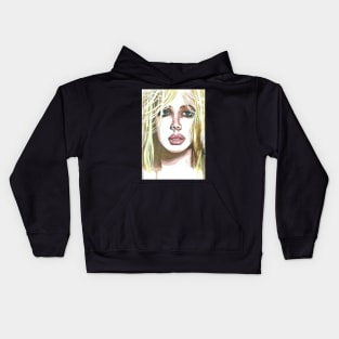 Portrait of Leona Kids Hoodie